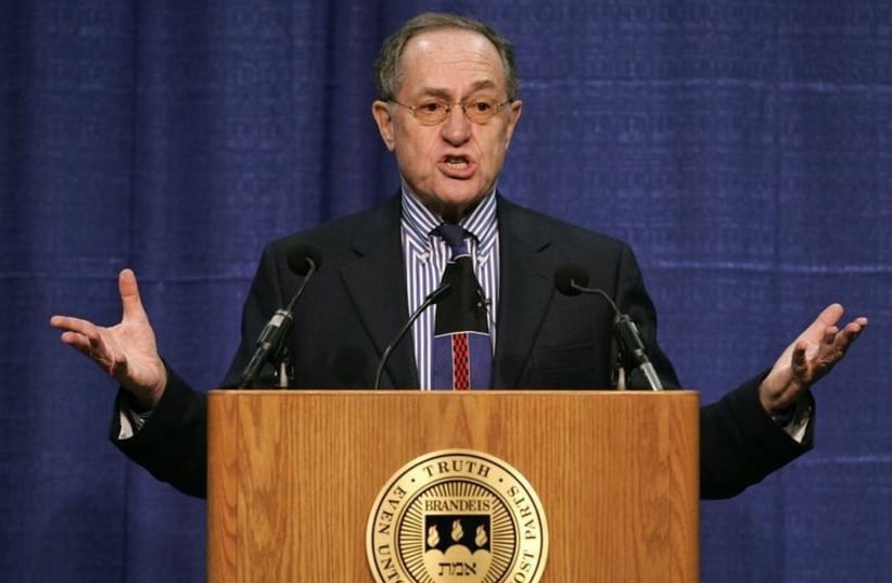 Famed lawyer Alan Dershowitz (photo credit: REUTERS)