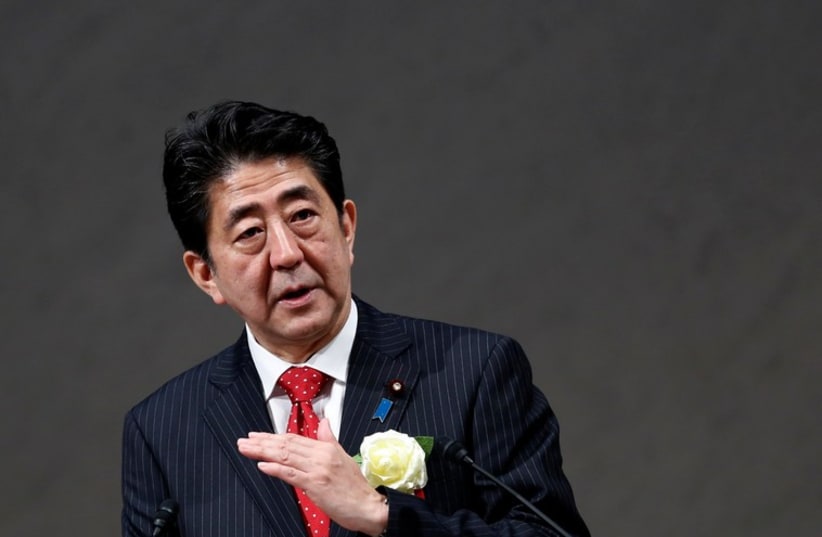 Japan's Prime Minister Shinzo Abe (photo credit: REUTERS)