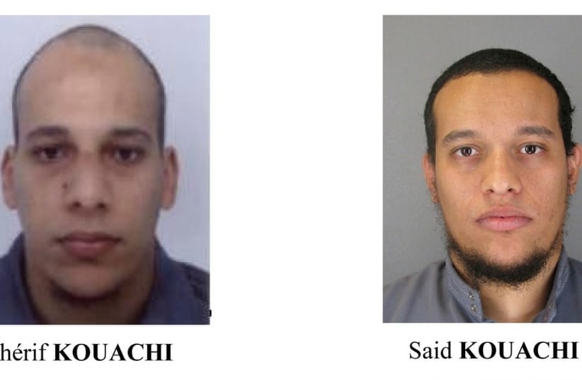 Suspects in Paris shooting (photo credit: REUTERS)