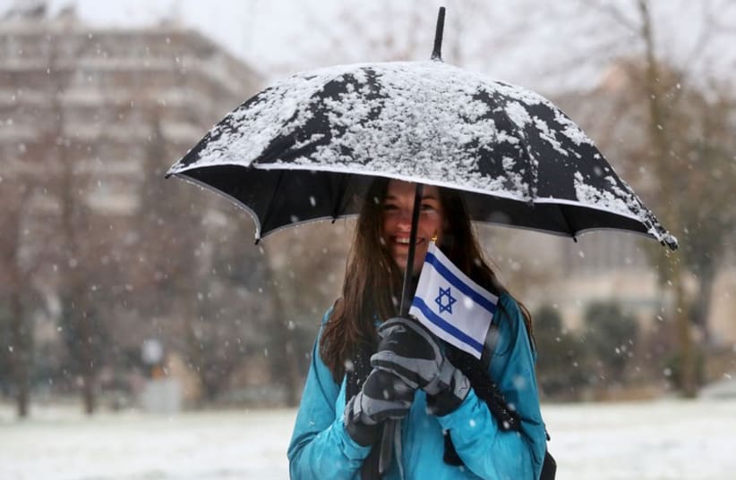Snow in Jerusalem (photo credit: MARC ISRAEL SELLEM/THE JERUSALEM POST)