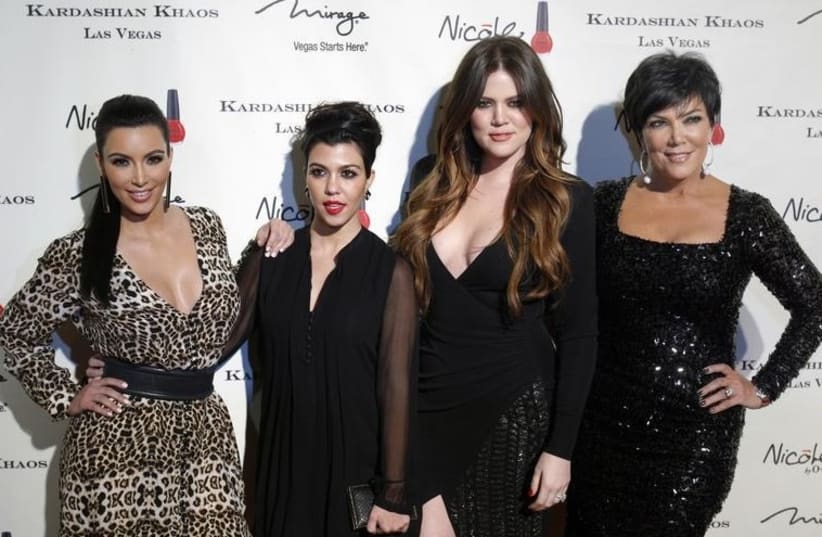 Television personalities (L-R) Kim Kardashian, Kourtney Kardashian, Khloe Kardashian and Kris Jenner  (photo credit: REUTERS)