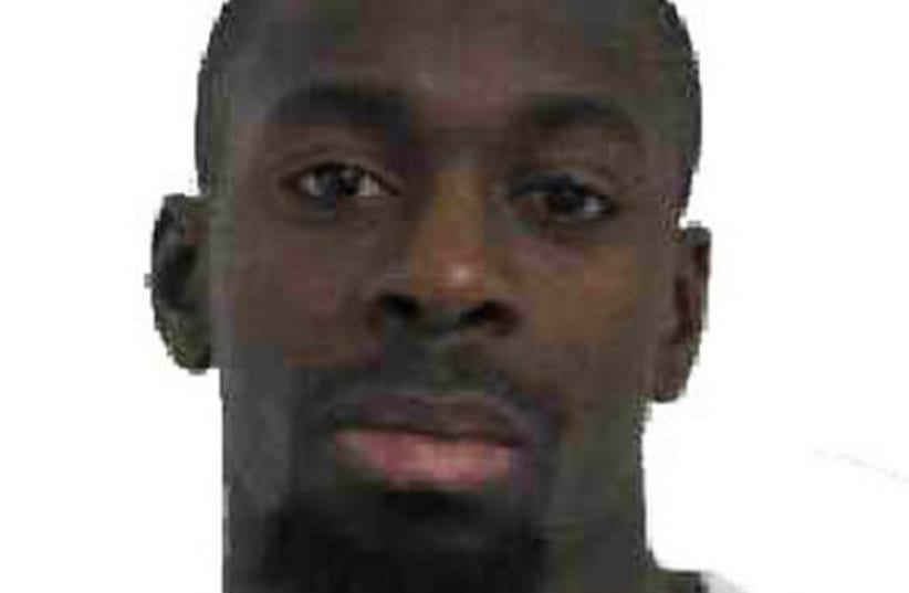 Amedy Coulibaly, attacker of kosher supermarket in Paris (photo credit: TWITTER)