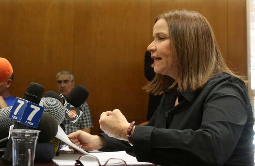 Labor Party MK Shelly Yacimovich during a committee session at the Knesset (photo credit: MARC ISRAEL SELLEM)