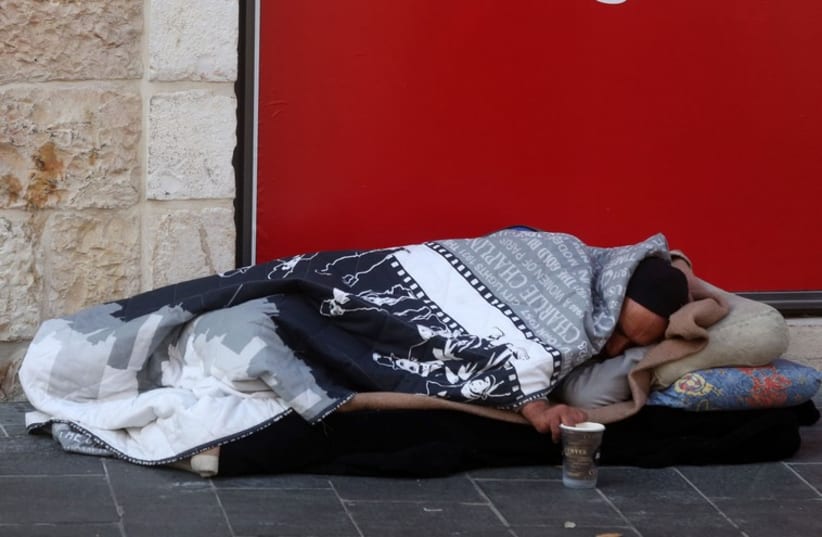 Homelessness in Jerusalem  (photo credit: MARC ISRAEL SELLEM/THE JERUSALEM POST)