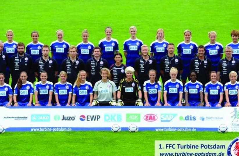 Turbine Potsdam soccer team (photo credit: REUTERS)