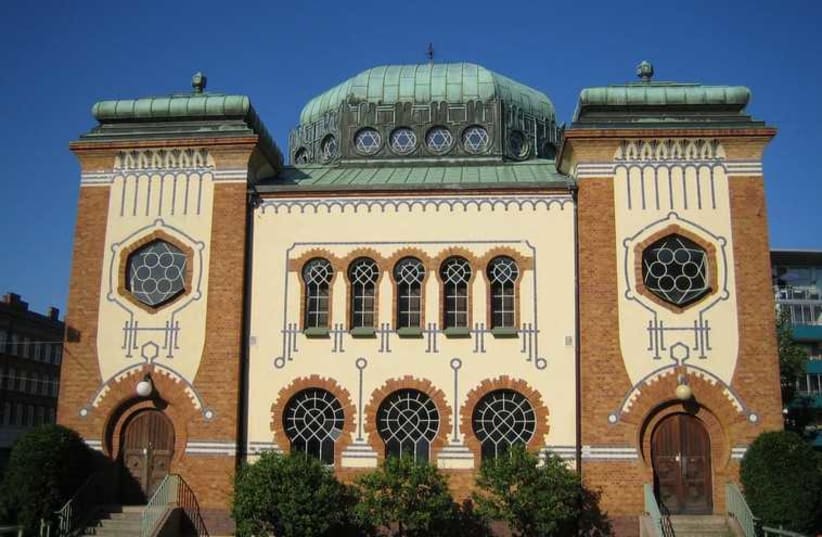 Malmo synagogue in Sweden. (photo credit: Wikimedia Commons)