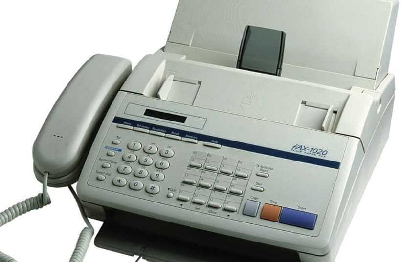 A fax machine (photo credit: INGIMAGE)