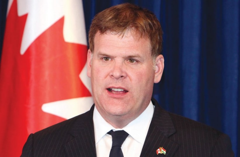 Canadian Foreign Minister John Baird (photo credit: REUTERS)