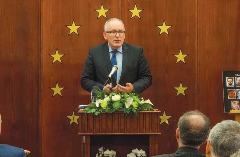 Frans Timmermans (photo credit: EUROPEAN JEWISH ASSOCIATION)