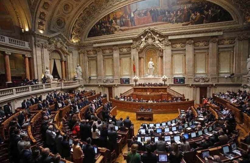 The Portuguese parliament in Lisbon (photo credit: REUTERS)