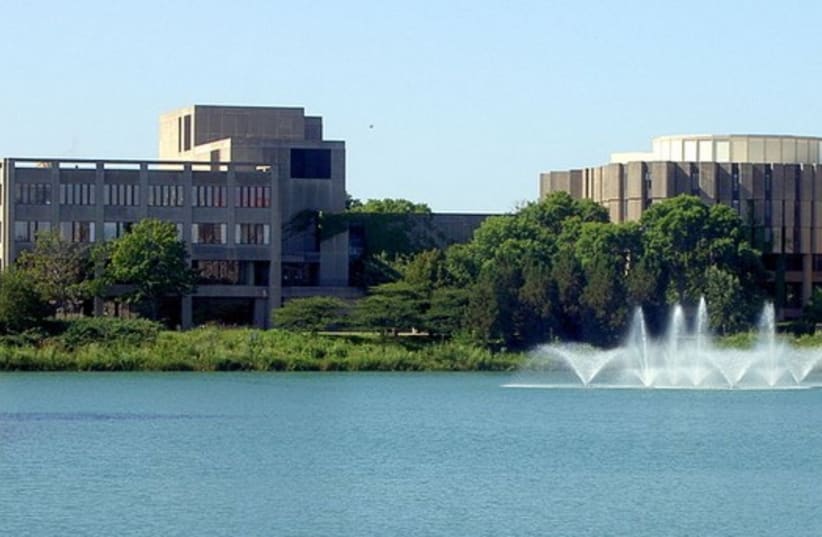Northwestern University's student union and library buildings (photo credit: Wikimedia Commons)