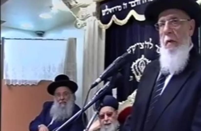 Rabbi Shalom Cohen. (photo credit: YouTube Screenshot)