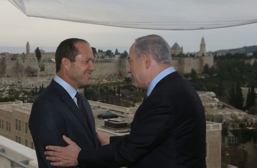 Benjamin Netanyahu and Nir Barkat (photo credit: MARC ISRAEL SELLEM/THE JERUSALEM POST)