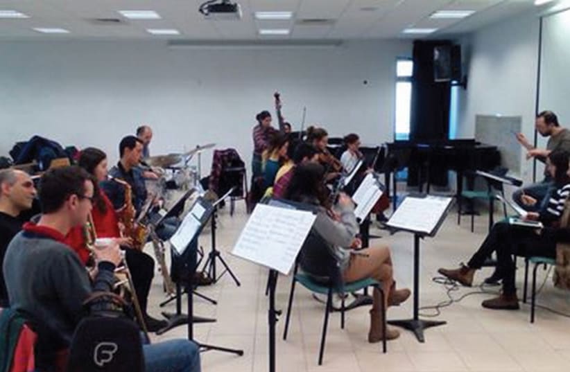 Rehearsals for the Yad Elie concert. (photo credit: Courtesy)
