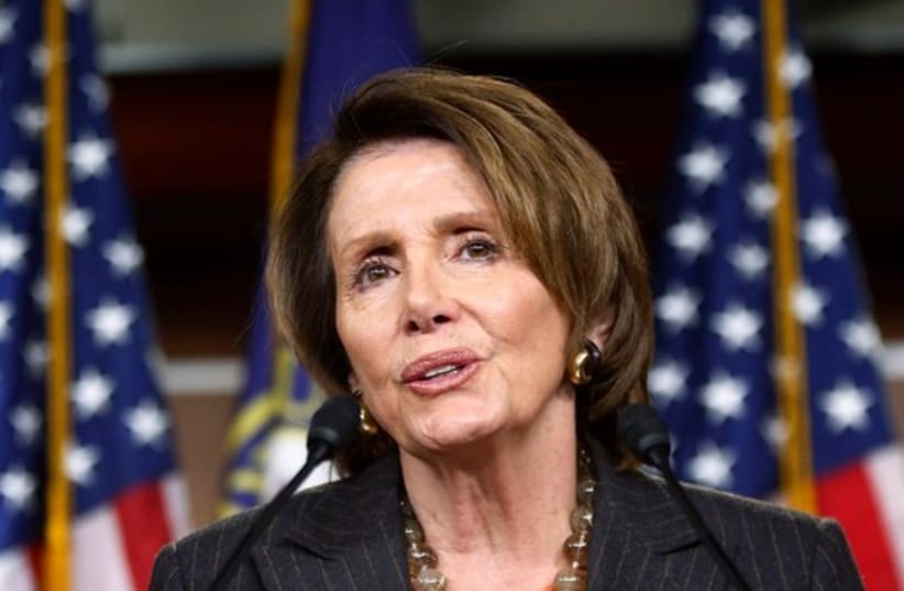 U.S. House Minority Leader Nancy Pelosi (D-CA) (photo credit: REUTERS)