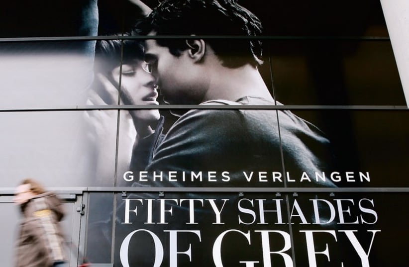 ‘Fifty Shades of Grey’ poster (photo credit: REUTERS)