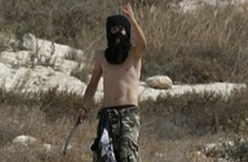 settler very angry 248.88 (photo credit: AP)