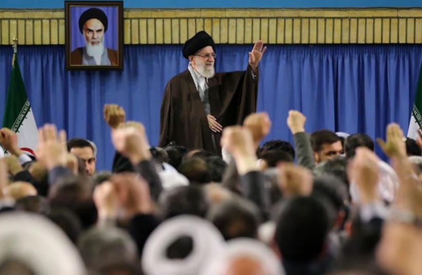 Ayatollah Khamenei meets with environmental activists (photo credit: AYATOLLAH KHAMENEI TWITTER)