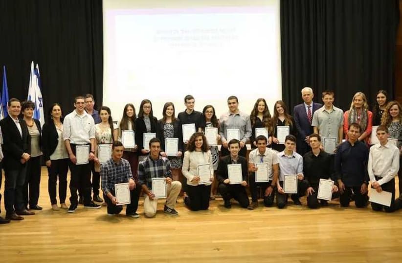 Intel-Israel Young Scientists Competition, 2015 (photo credit: SASSON TIRAM)