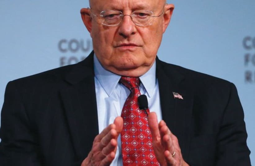 JAMES CLAPPER, director of US National Intelligence. (photo credit: REUTERS)