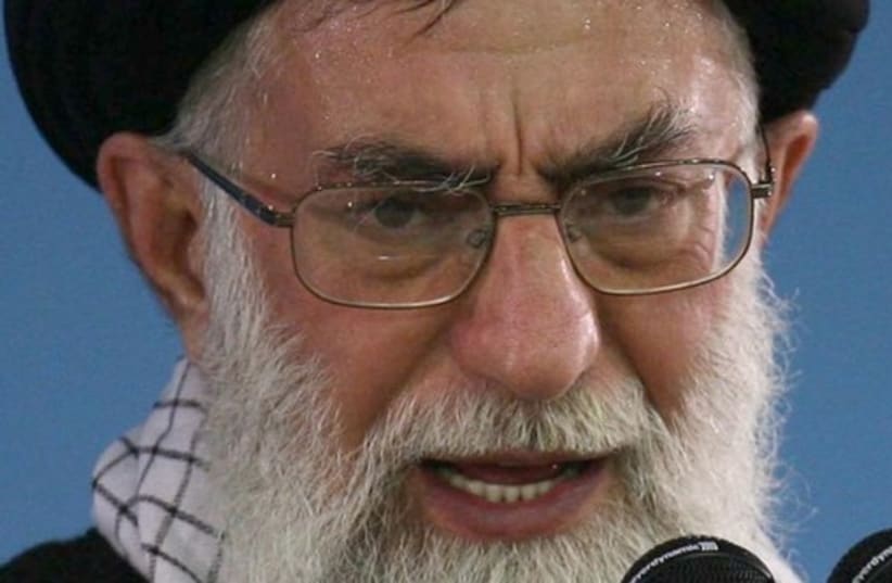 Iranian Supreme Leader Ayatollah Ali Khamenei (photo credit: REUTERS)