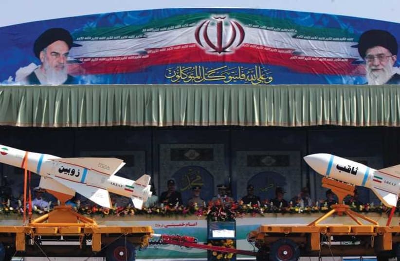 Iranian missles (photo credit: REUTERS)
