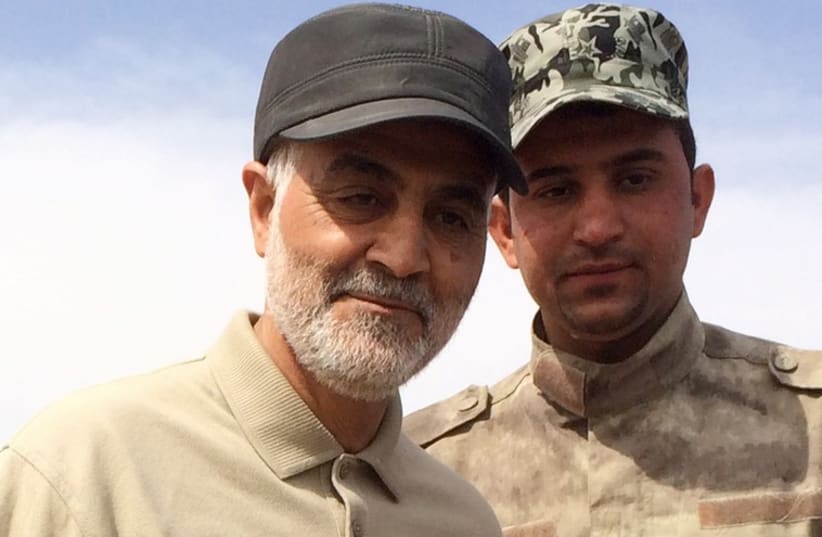 Iranian Revolutionary Guard Commander Qassem Soleimani (photo credit: REUTERS)