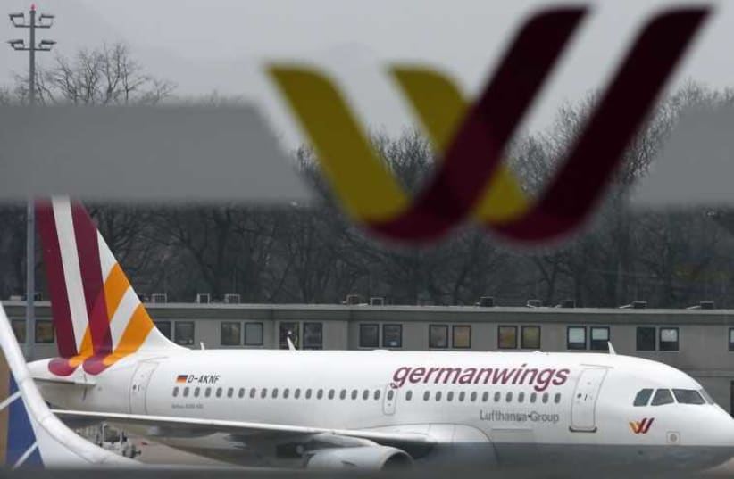 An aircraft of Lufthansa's German low-cost carrier Germanwings. (photo credit: REUTERS)