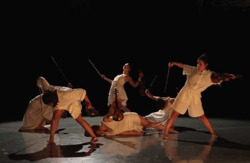 The Jerusalem Academy presents its program of Spring Dance (photo credit: JONATHAN DROR)