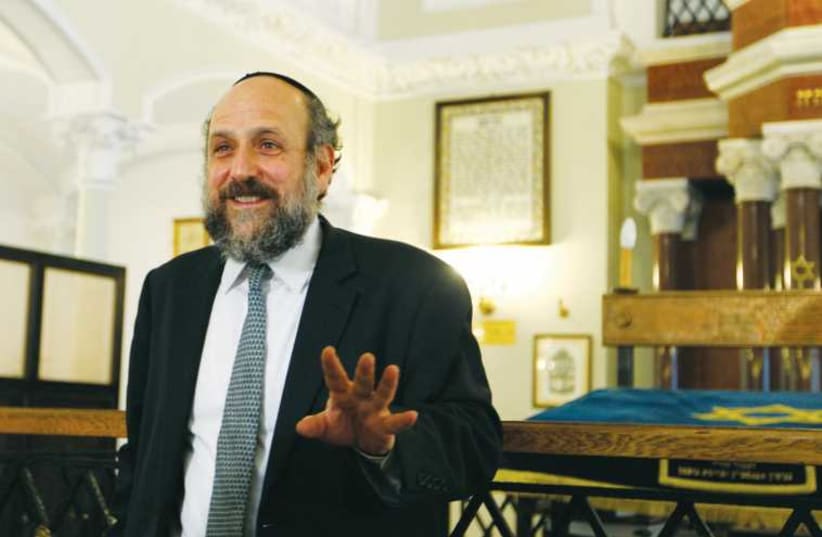 Rabbi Michael Schudrich (photo credit: REUTERS)