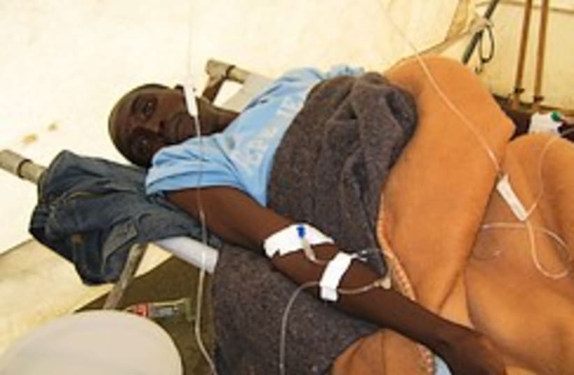 cholera zimbabwe patient 248.88 ap (photo credit: )