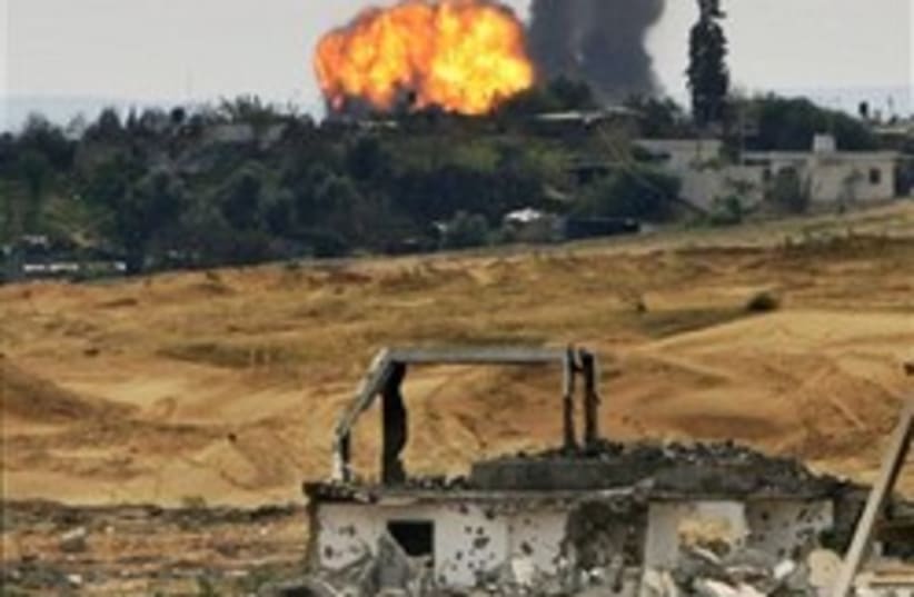 gaza explosion strike wicked 248 88 (photo credit: AP)