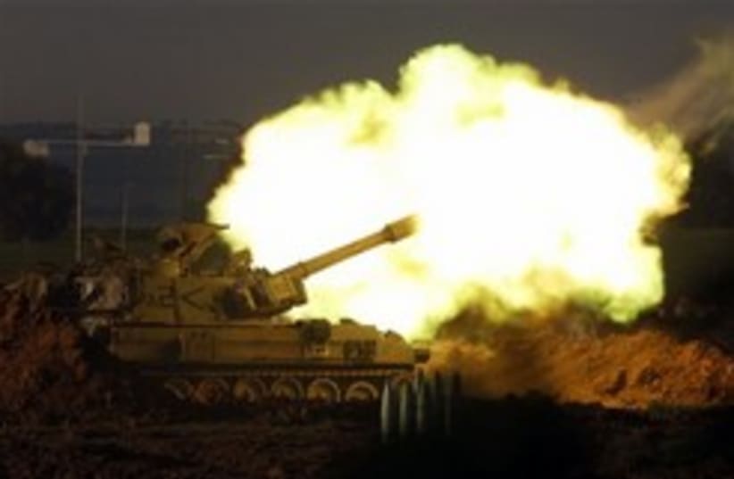 artillery gaza 248.88 (photo credit: AP)