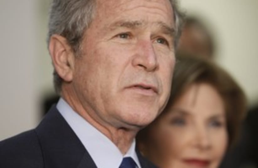 Bush (photo credit: AP)