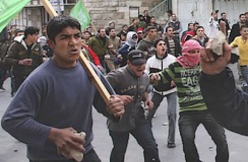 Hebron rioters 248.88 (photo credit: AP)