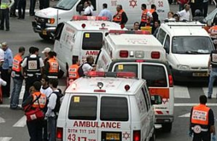 ambulances 298 (photo credit: AP)