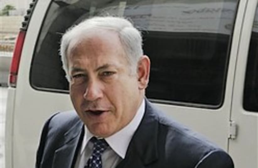 netanyahu pouting 248.88 (photo credit: AP)