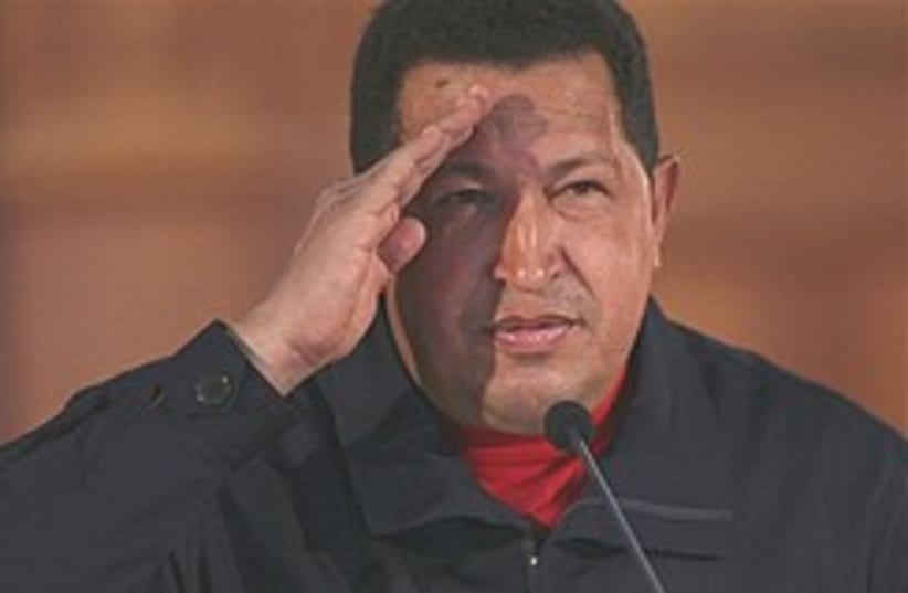 chavez salutes 248.88 ap (photo credit: AP [file])