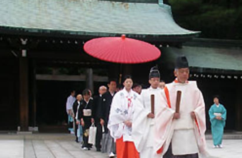 Japanese priests 88 248 (photo credit: Menahem Fogel)