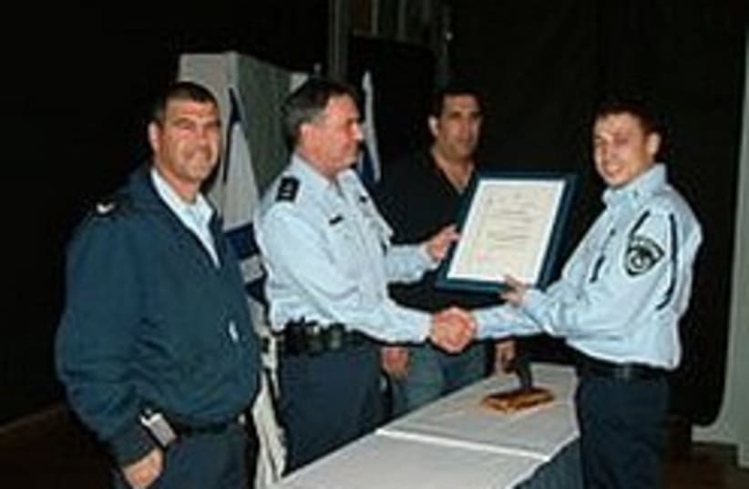 police congratulating eachother 248 88 (photo credit: Negev Police)