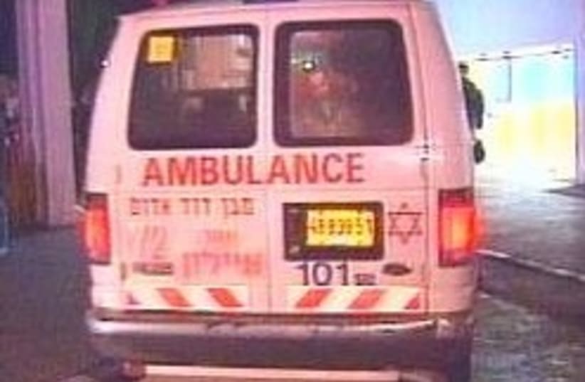 ambulance 248.88 (photo credit: Channel 2)