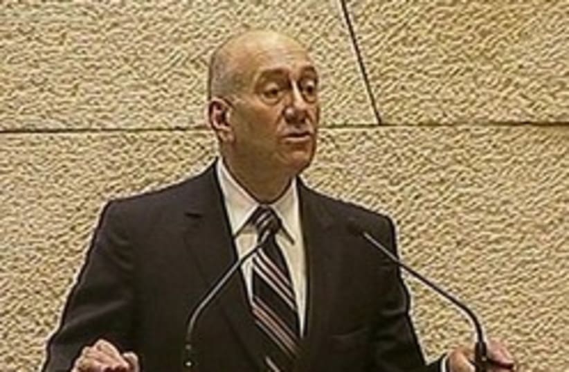 olmert knesset 248 88 (photo credit: Channel 2)