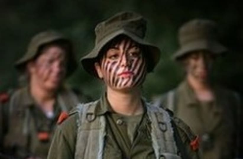 female women soldier 248.88 ap (photo credit: AP)