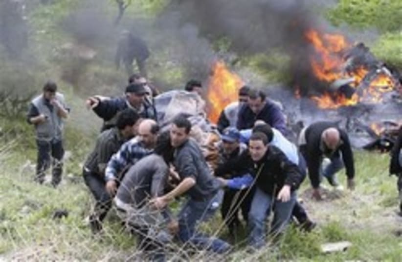 palestinian leader bomb lebanon (photo credit: AP)