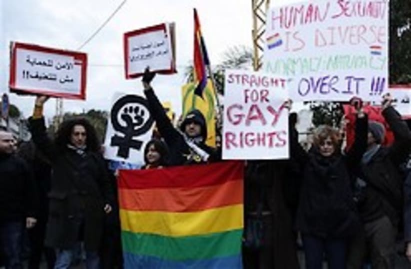 gay rights lebanon 248.88 (photo credit: AP)