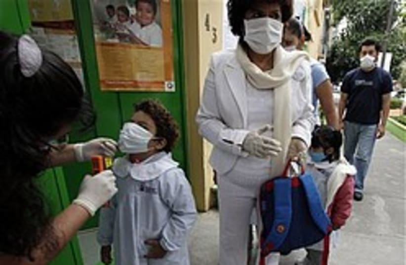 swine flu mexico school 248 88 ap (photo credit: AP)