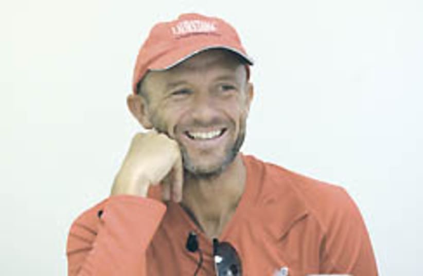 italian runner Max Calderan ap (photo credit: )
