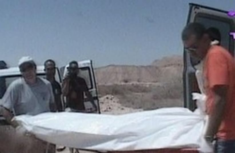dead body arava 248.88 (photo credit: Channel 10)