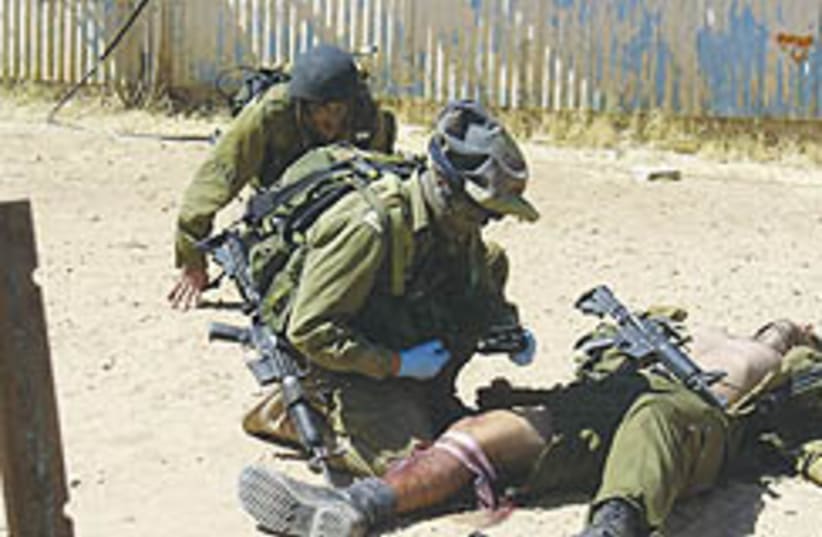 IDF medics in training 248.88 (photo credit: IDF )