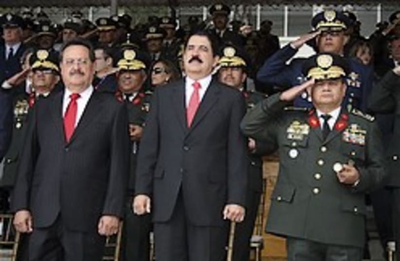 Honduras President Manuel Zelaya 248 (photo credit: )